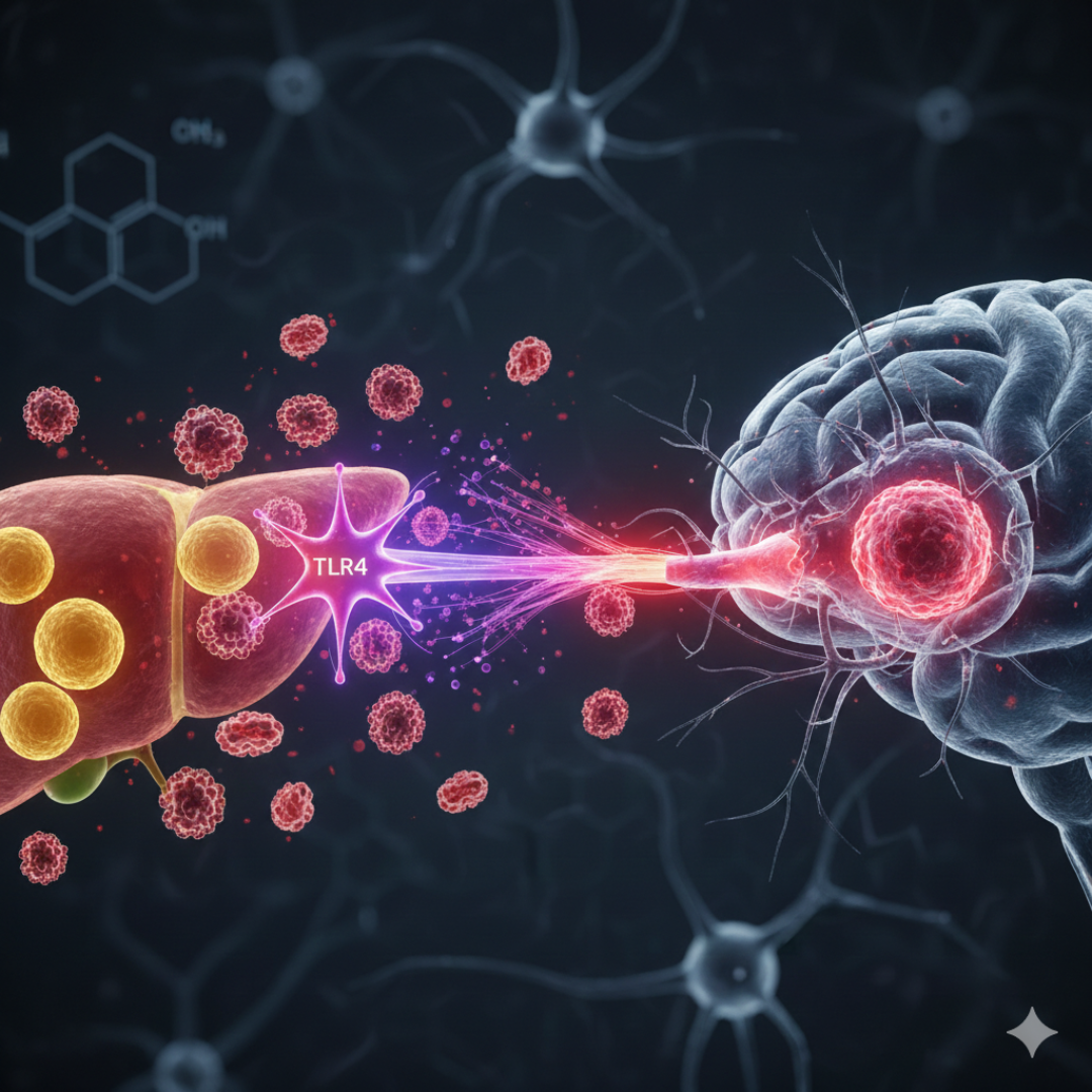 The Liver-Brain Axis: How Immune Sensors Link Fatty Liver to Parkinson’s