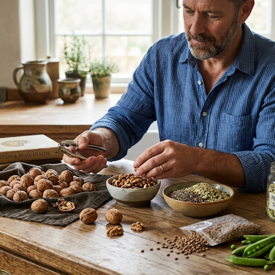 How natural protein fragments from whole foods can block toxic brain changes in Parkinson's