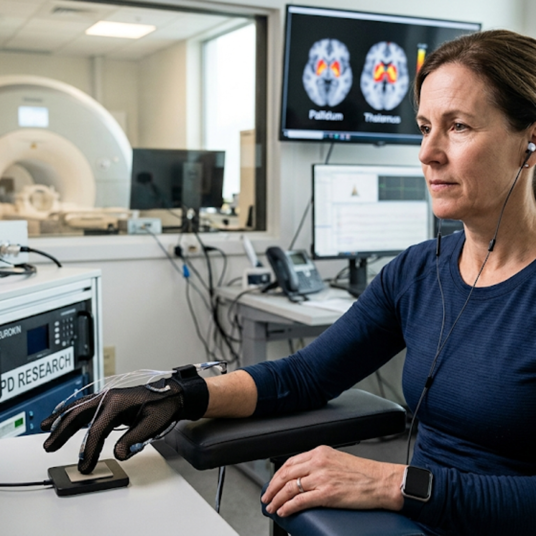 Sound cues improve hand movement speed and boost vital brain activity in people with early Parkinson's