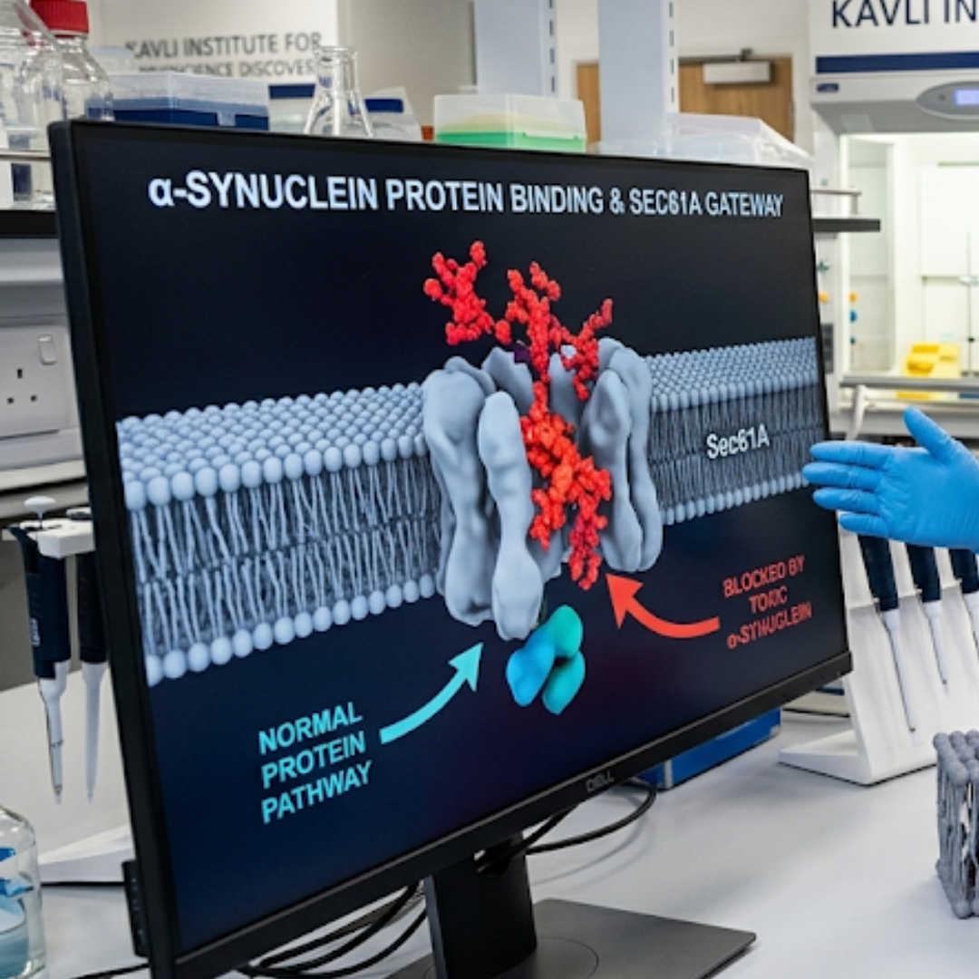 Oxford researchers discover how toxic alpha synuclein protein blocks internal transport in brain cells