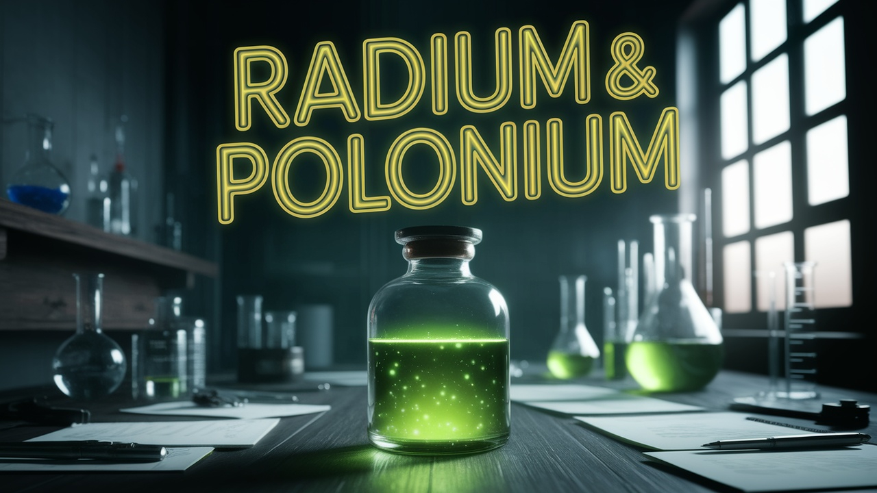 Marie and Pierre Curie - Radium & Polonium