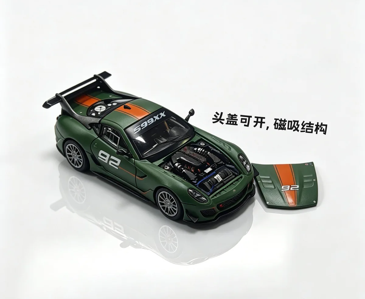 Rhino Model 1:64 Ferrari 599XX EVO Matte Green