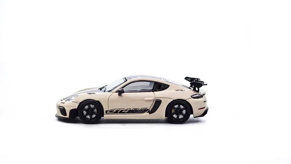 Jicar 1:64 718 GT4 RS Yellow with Full Carbon Hood
