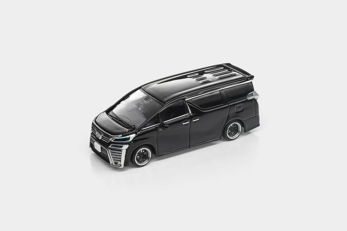 Modelmodel 1:64 Toyota Vellfire H30 Ssmurai Black