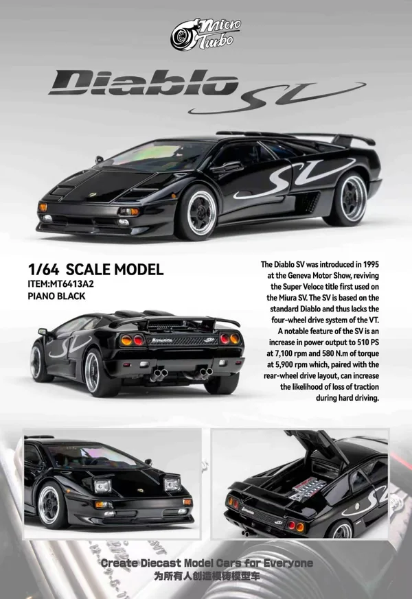 Diablo SV Metallic Black