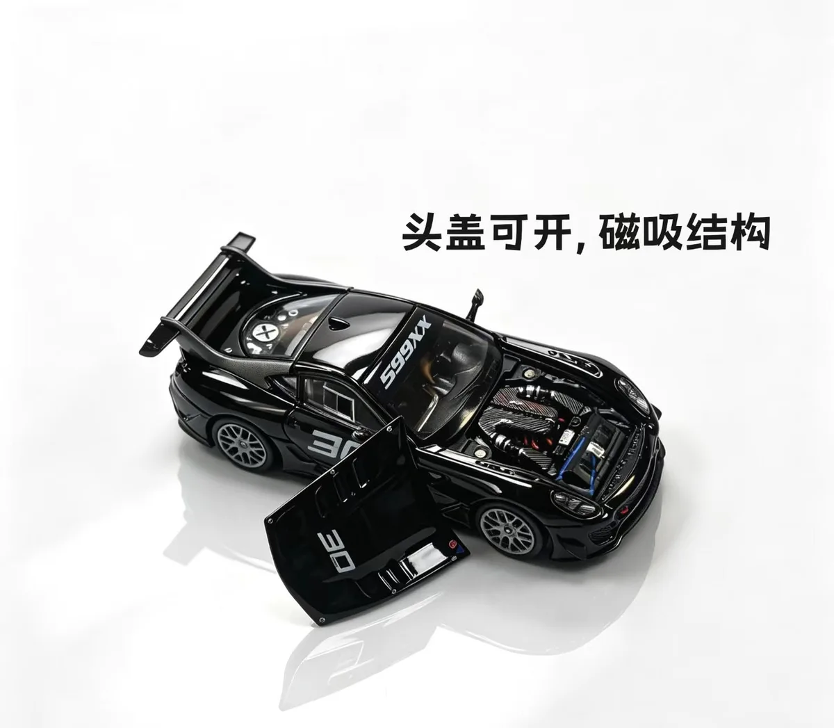 Rhino Model 1:64 Ferrari 599XX EVO Black