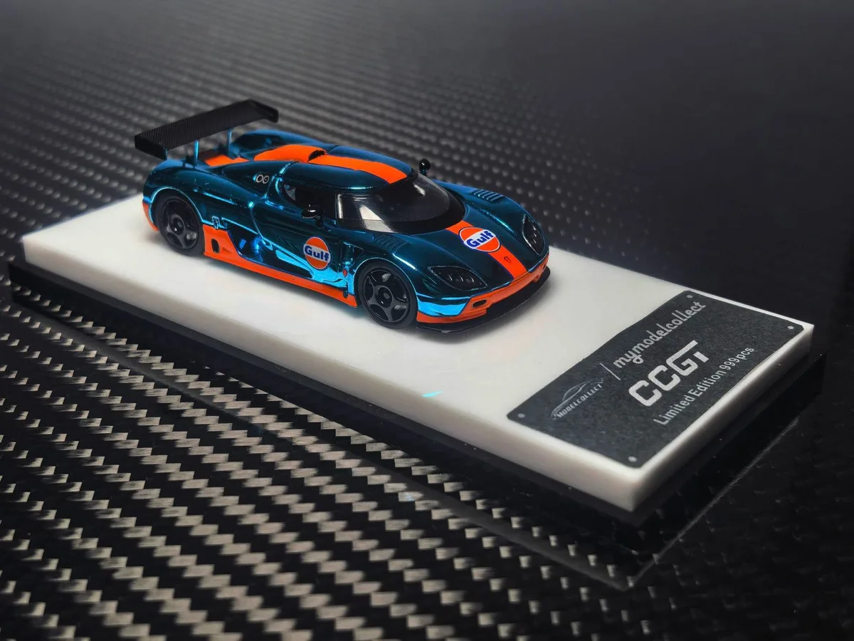 MC 1/64 Koenigsegg CCGT Blue/Orange Gulf Livery