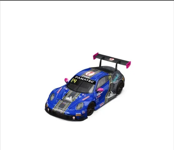 Star Race 1:64 Porsche 911 GT3 R- Deep Blue No. 14 racing car