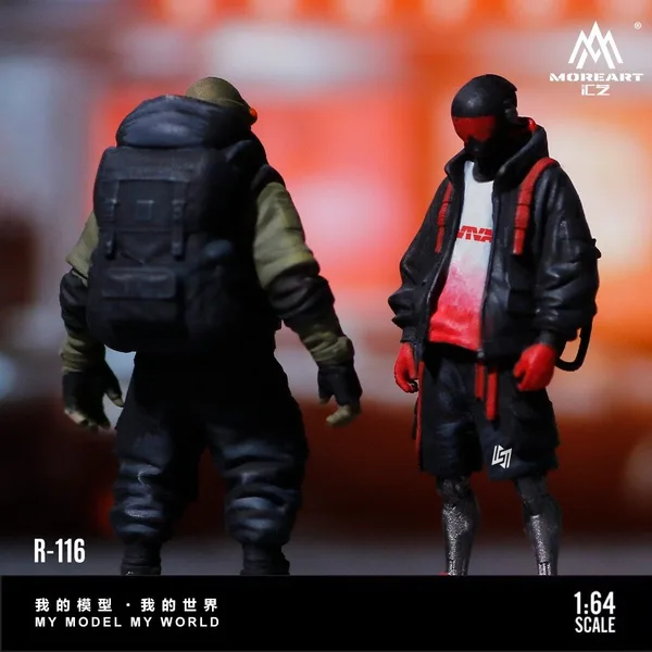 MoreArt 1:64 Cyberpunk Figure Set C