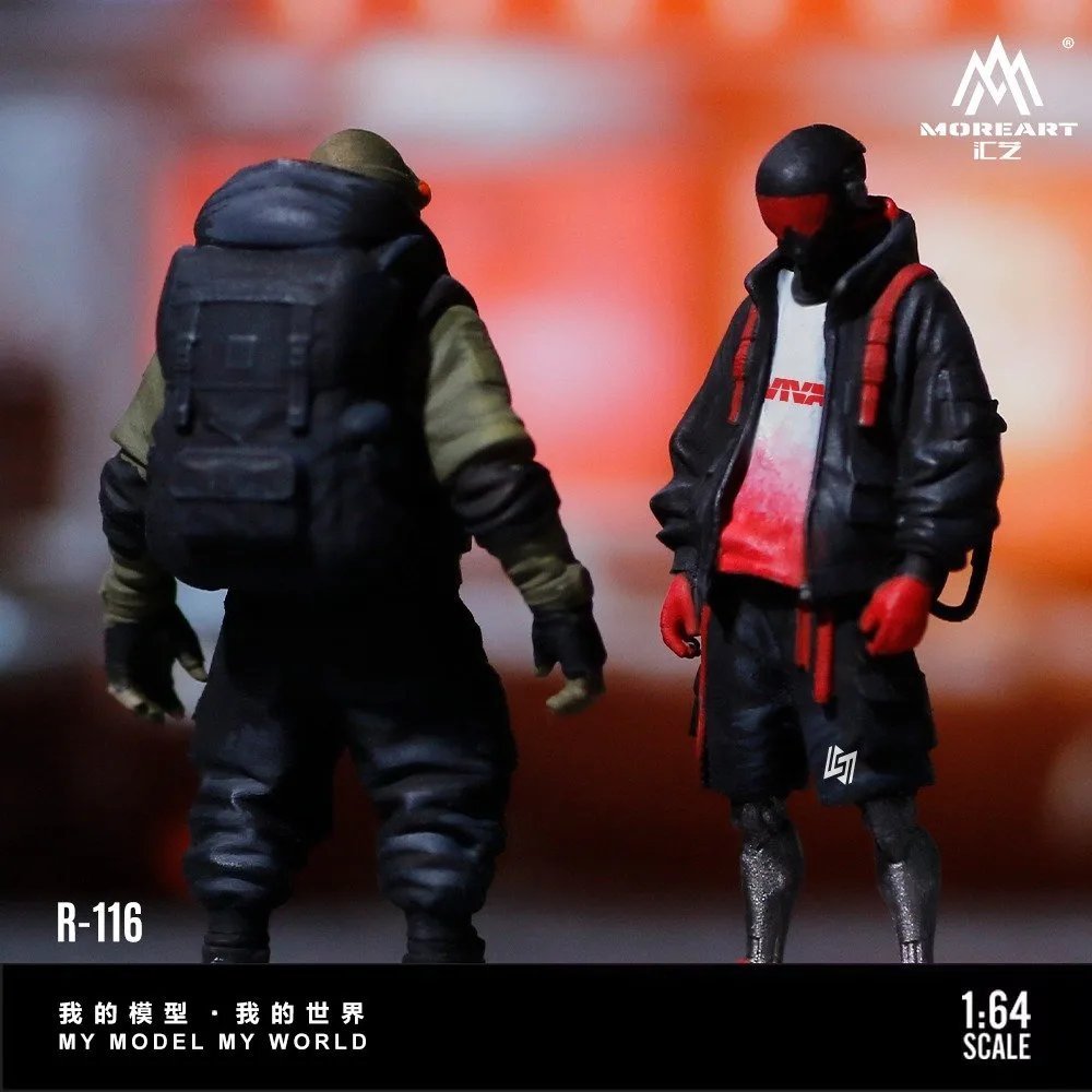 MoreArt 1:64 Cyberpunk Figure Set C