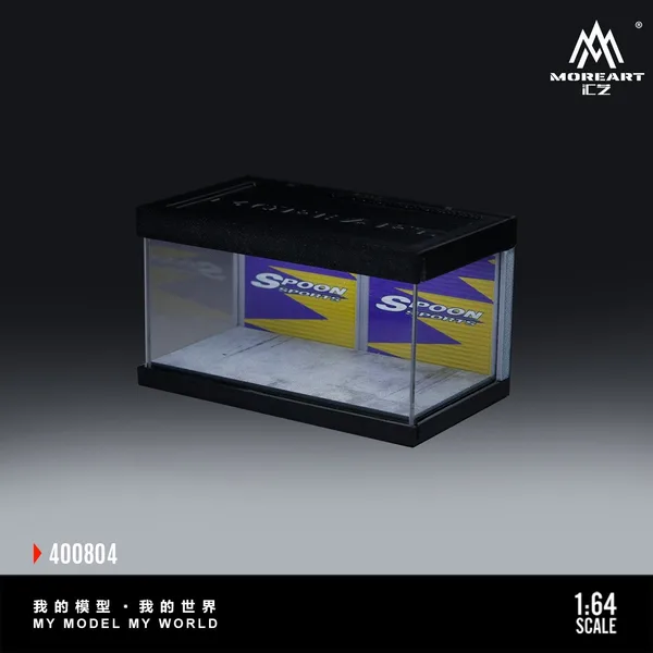 MoreArt 1:64 Magnetic Attachment Lighted Integrated Display SPOON Coating Display Box
