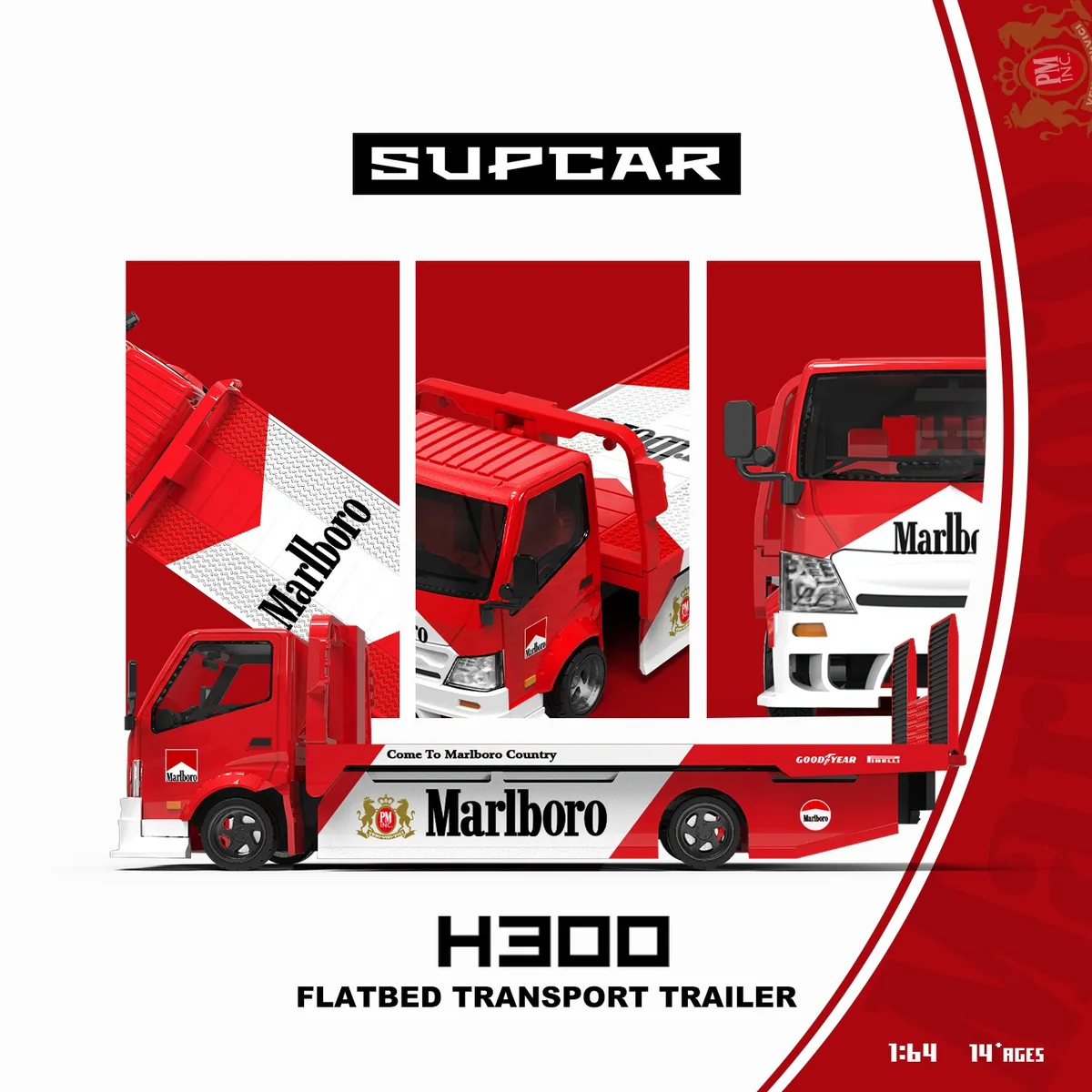 H300 Flatbed Transport Trailer - Marlboro