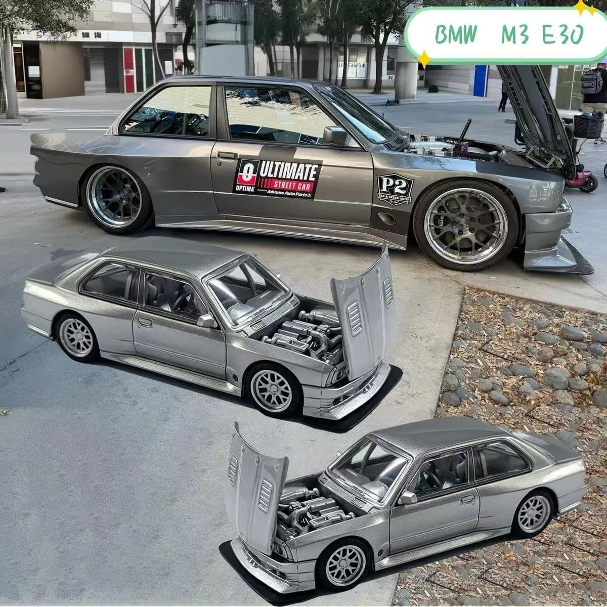 BMW M3 E30 Widebody (Openable Hood)