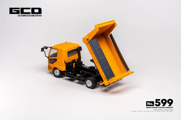 GCD 1:64 Fighter FK61F Medium-Duty Dump Truck Yellow