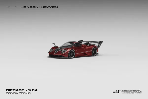 Henson & Heaven HH 1:64 Zonda 760 Red Carbon