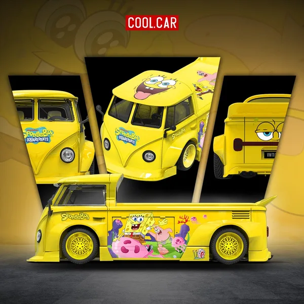 CC 1:64 Volkswagen T1 pickup truck SpongeBob