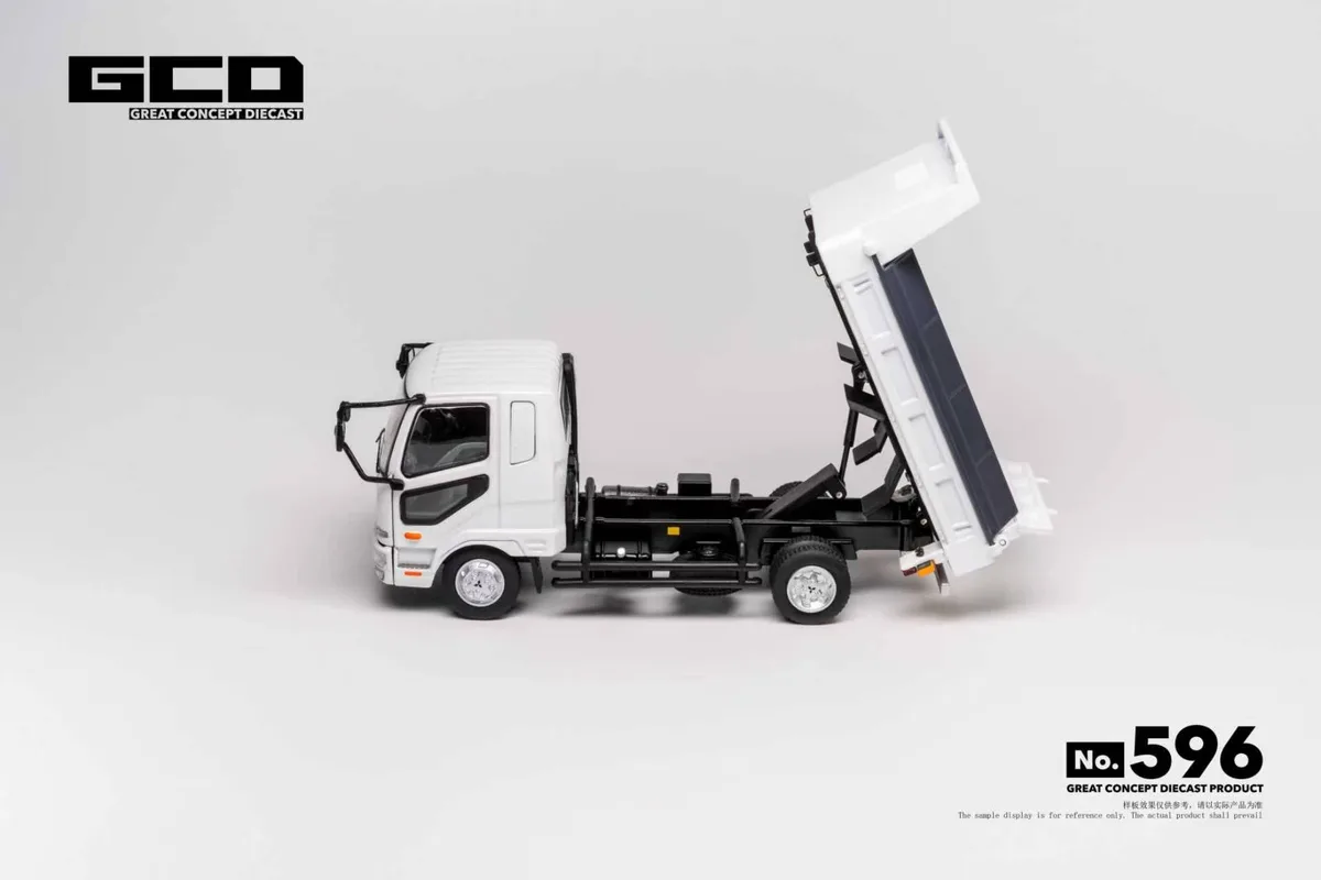 GCD 1:64 Fighter FK61F Medium-Duty Dump Truck White