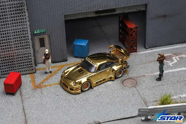 RWB930 GT Rear Wing (Chrome Gold)