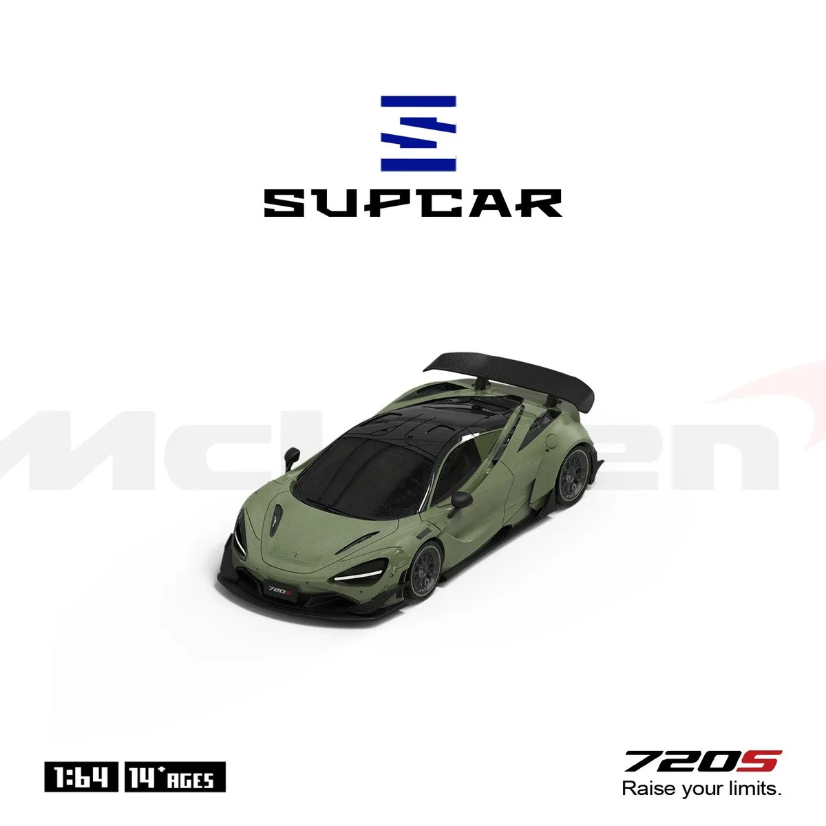SC 1:64 McLaren 720S military green