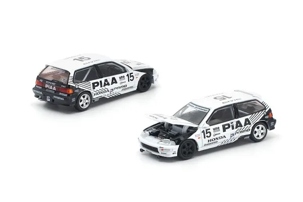 PopRace 1:64  HONDA CIVIC (EF9) #15 JTC 1991 InterTEC