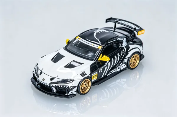 Rhino Model RM 1:64 Toyota GR Supra GT4 EVO2 Black Skeleton