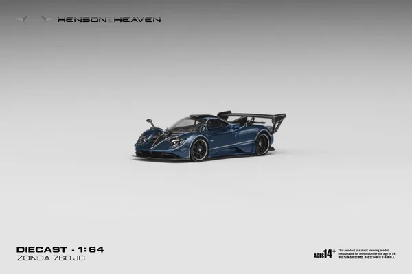 Henson & Heaven HH 1:64 Zonda 760 Blue Carbon