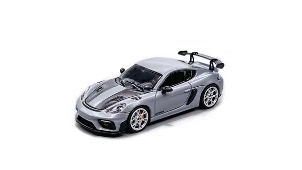 Jicar 1:64 718 GT4 RS Grey with Half Carbon Hood