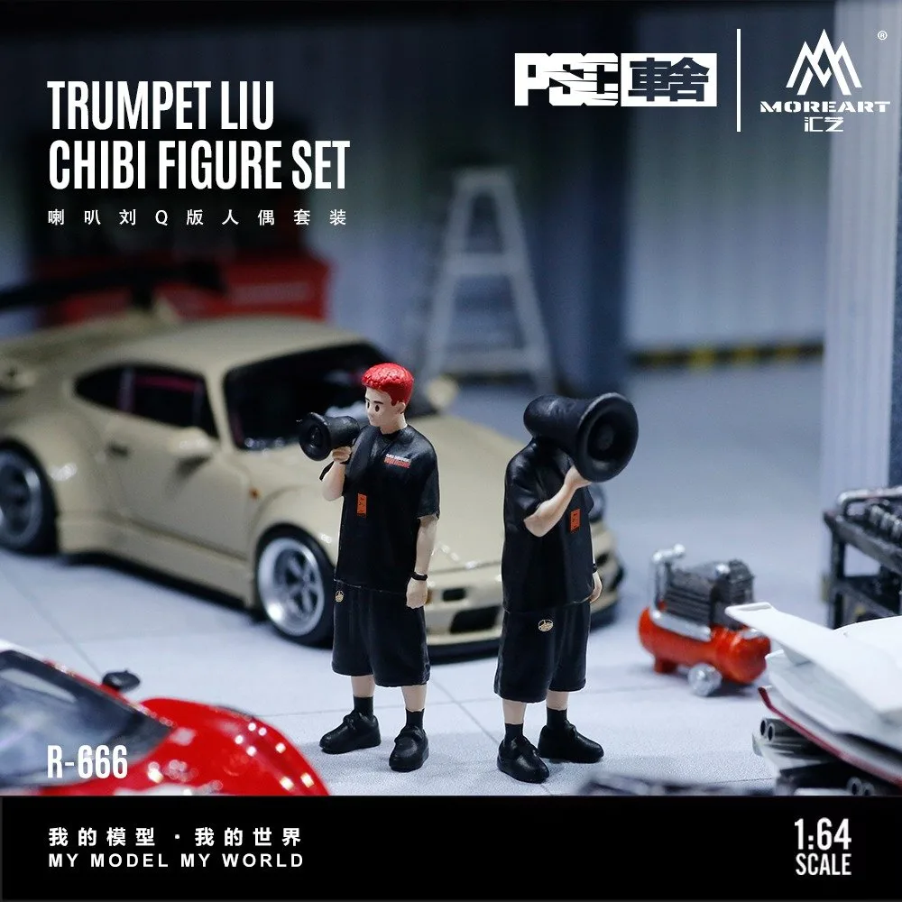 MoreArt × PSC DESIGN  1:64  Speaker LiuQ figure set