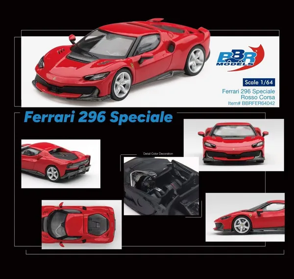 Ferrari 296 Speciale Rosso Corsa