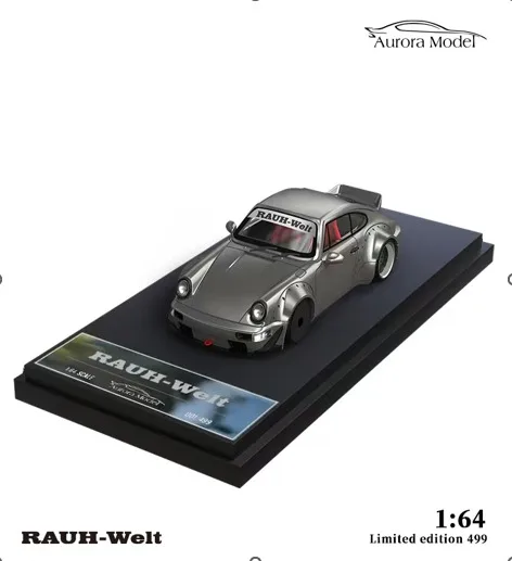 Porsche RWB 964 Duck Wing — Silver
