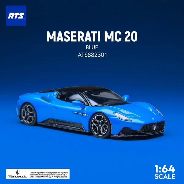 ATS 1:64 MASERATI MC 20 Blue