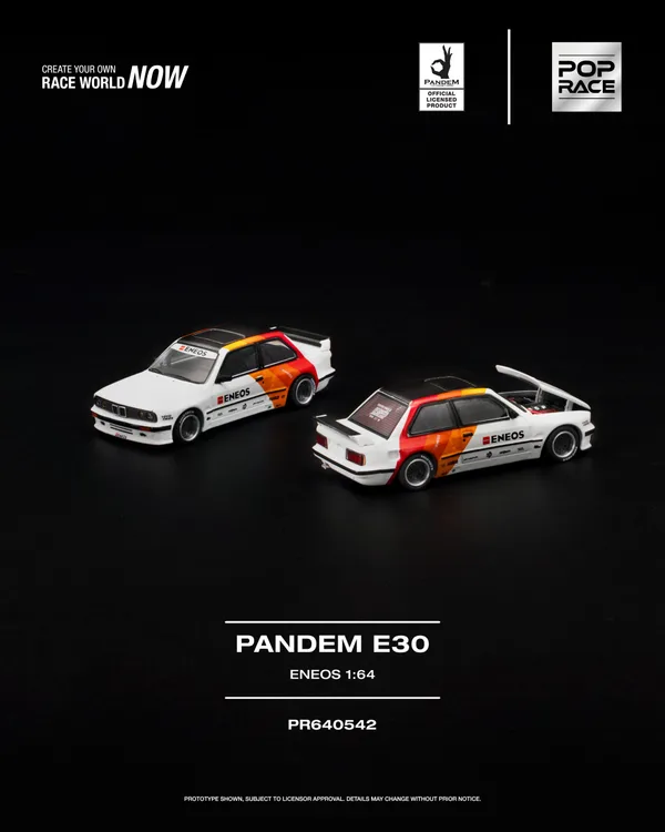 PopRace 1:64 PANDEM E30 ENEOS