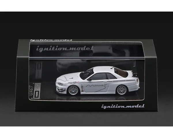 Ignition Model 1:64 Nissan Skyline GT-R Mine’s (R34) – White- Limited Edition