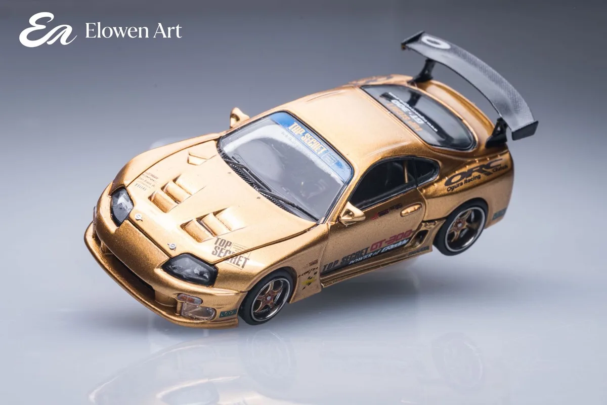 Elowen Art 1:64 topSecret A80 Supra MK4 Gold