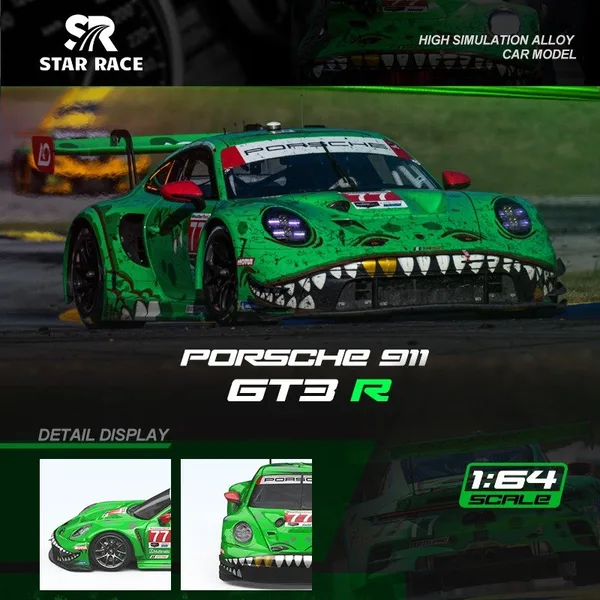 Star Race 1:64 Porsche 911 GT3  T-Rex Number 77