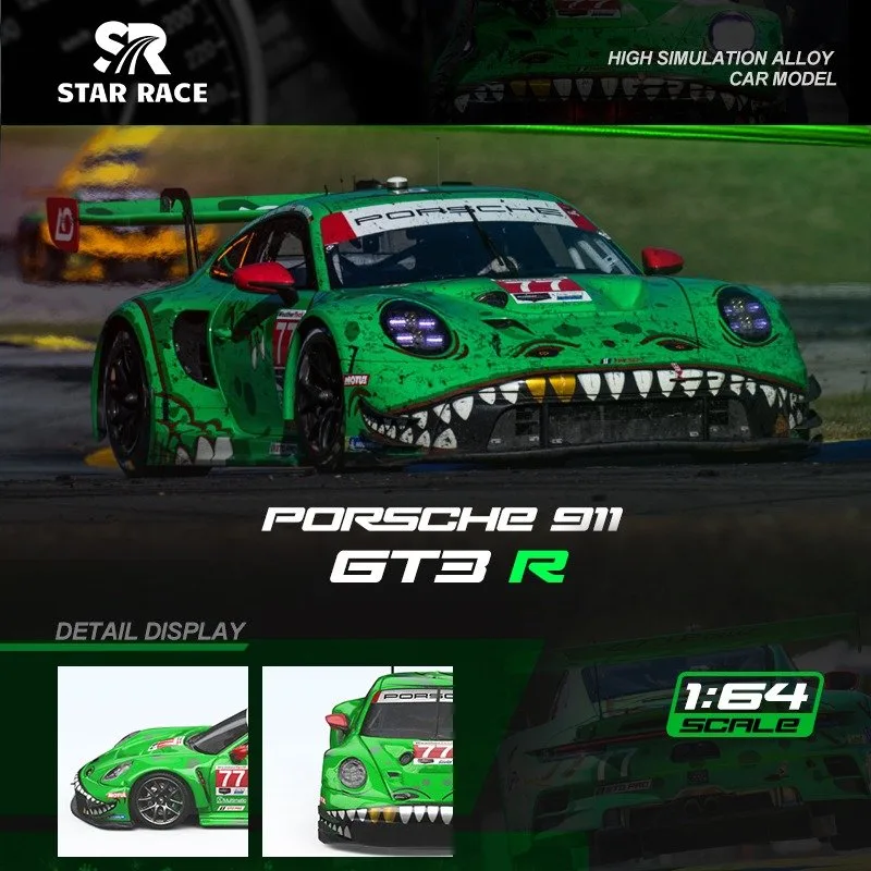 Star Race 1:64 Porsche 911 GT3  T-Rex Number 77