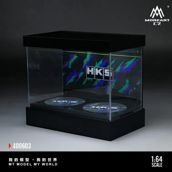MoreArt1:64 Dual-Stage Rotating Exhibition Hall Scene Model - HKS