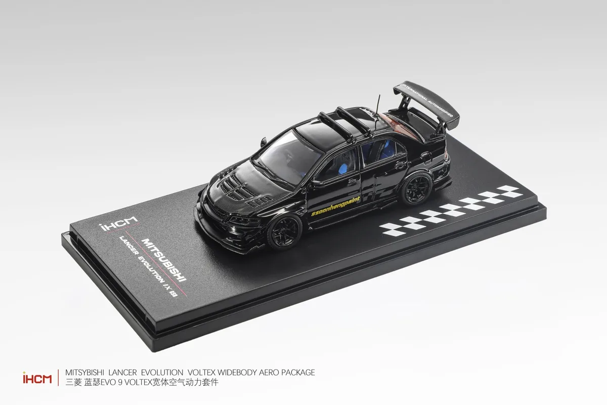 iHCM64 1:64 Mitsubishi Lancer GSR Evolution IX (EVO 9) Gloss Black
