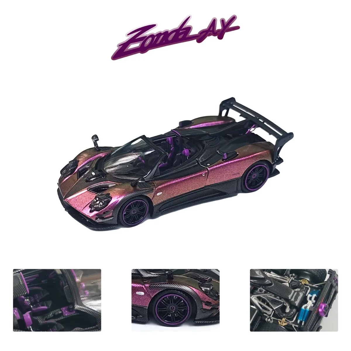 Rhino Model 1:64 Pagani Zonda "One-off" Series ZONDA AY