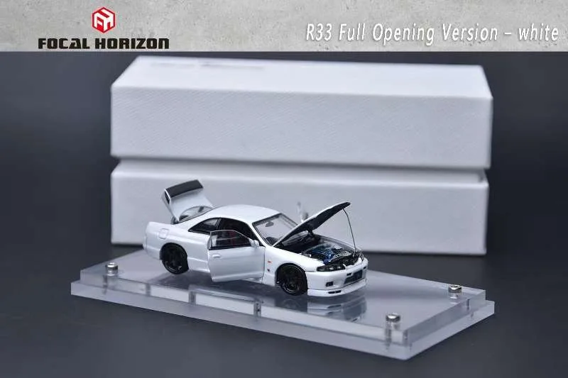 Focal Horizon FH 1:64 Skyline R33, GT-R 4th Generation BCNR33 Original White