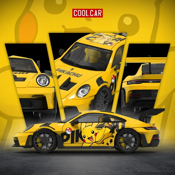Porsche 992 GT3 RS Pikachu Edition