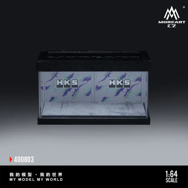 MoreArt 1:64 Magnetic Attachment Lighted Integrated Display HKS Coating Display Box