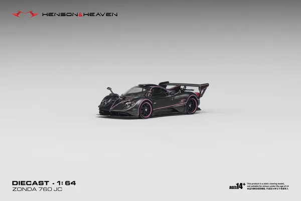 Henson & Heaven HH 1:64 Zonda 760 Black Carbon