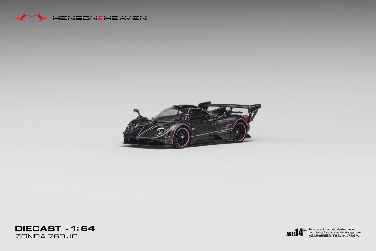 Henson & Heaven HH 1:64 Zonda 760 Black Carbon