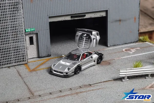 Ferrari F40 LB-Works Widebody Silver