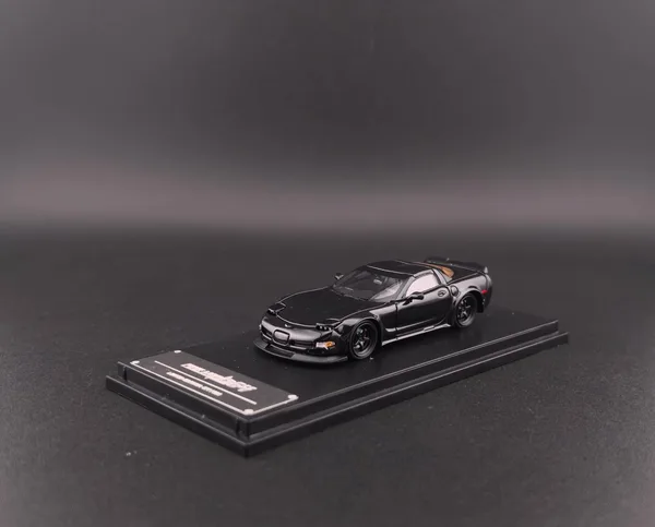 Fine Works64 1/64 Corvette C5 Black
