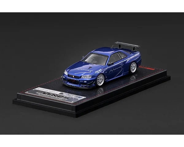 Ignition Model 1:64 Nissan Skyline GT-R Mine’s (R34) – Blue – Limited Edition