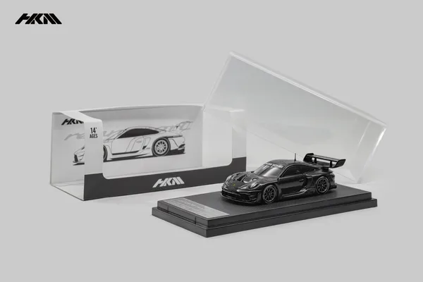HKM 1:64 911 (992) GT3 R Rennsport Gloss Black