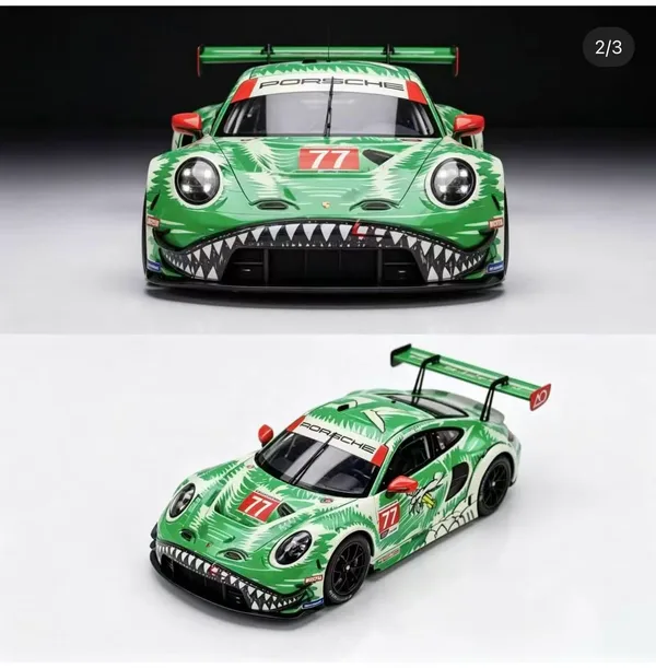 911 GT3R Green Graffiti
