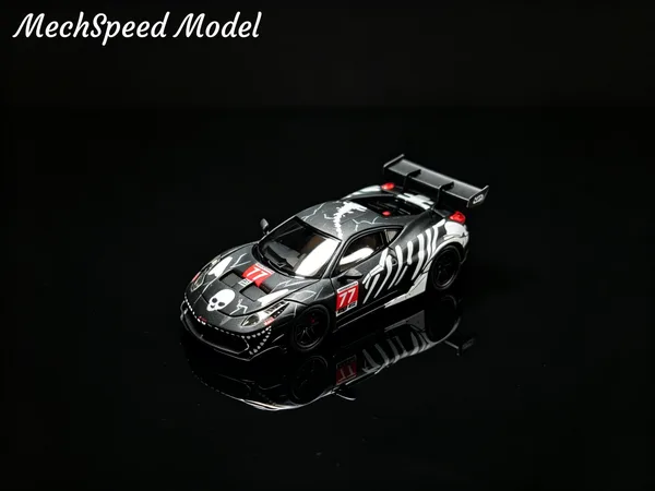 Mechspeed 1:64 LB458GT  Wing Modified Matte Black Bone Dragon Version Resin Model